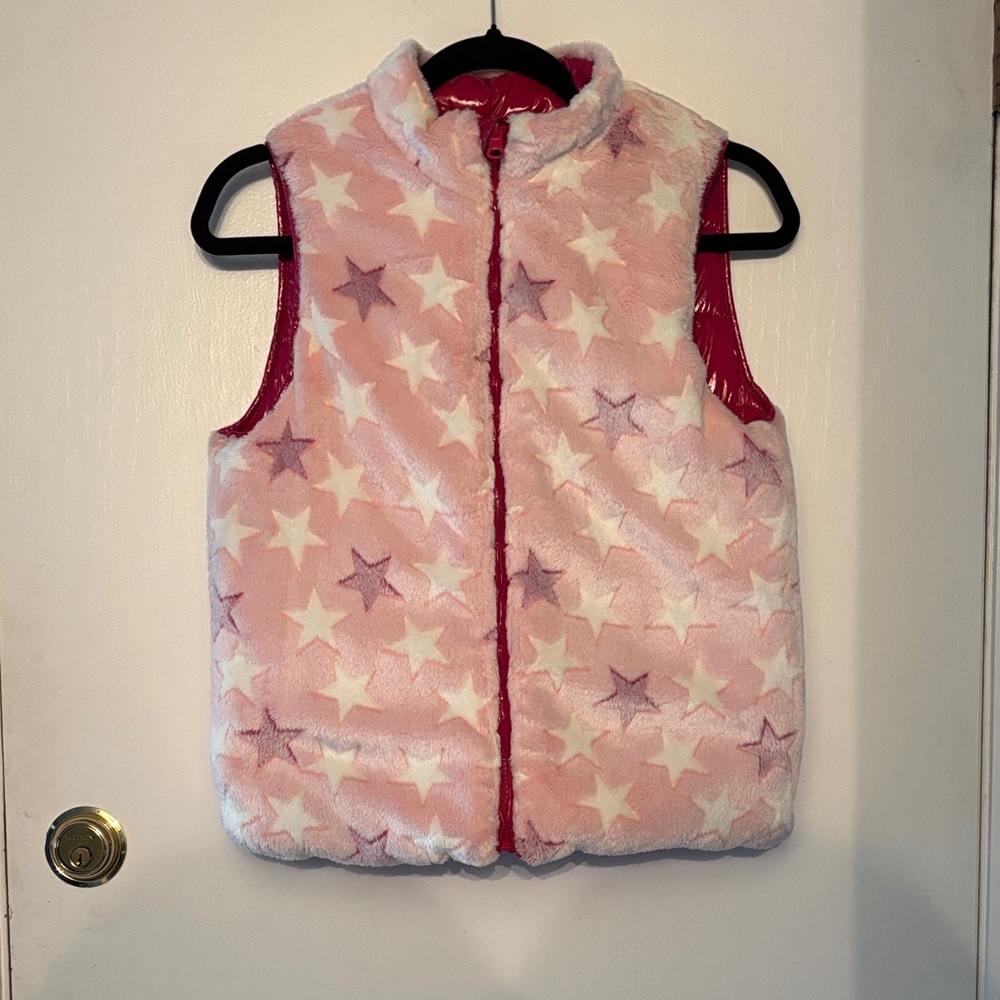 Girls Reversible Puffer Vest